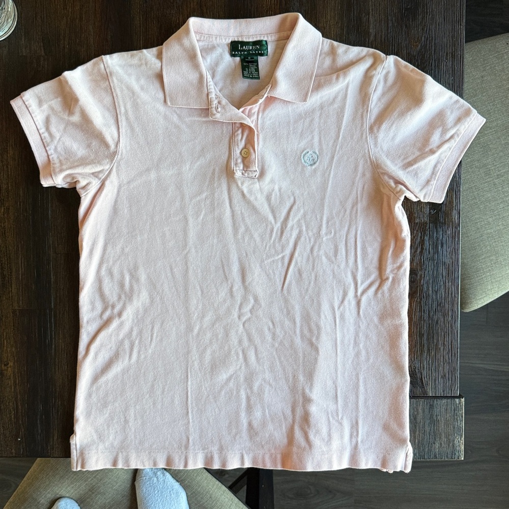 Vintage Ralph Lauren Soft Pink Polo Shirt